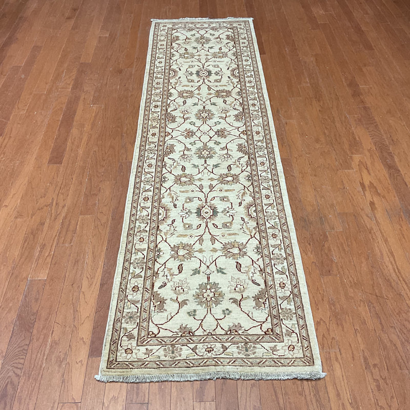  Handmade Oushak Wool Runner