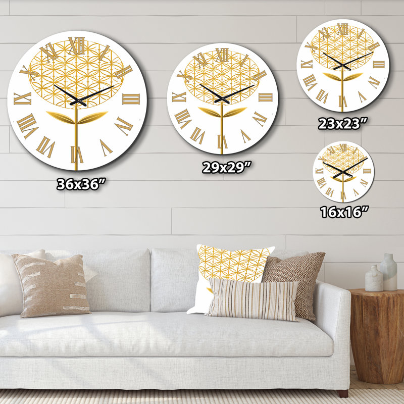 Horloge murale Cylan - Abstract Botanicals, Petit