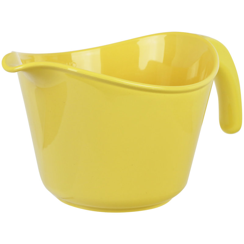 Bol en plastique Alicio de Ebern Designs, Citron