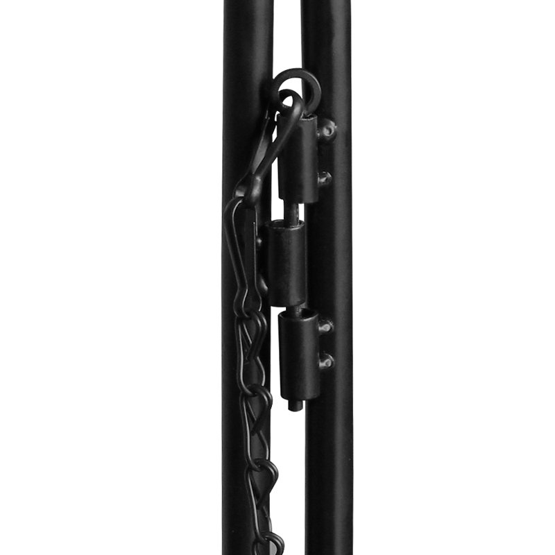 Hyginos 140cm W x 40cm D Metal Arbour in Black
