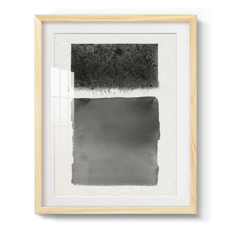 Réflexion et réfraction II - impression encadrée, Naturel, H 28,5 po x l 20,5 po