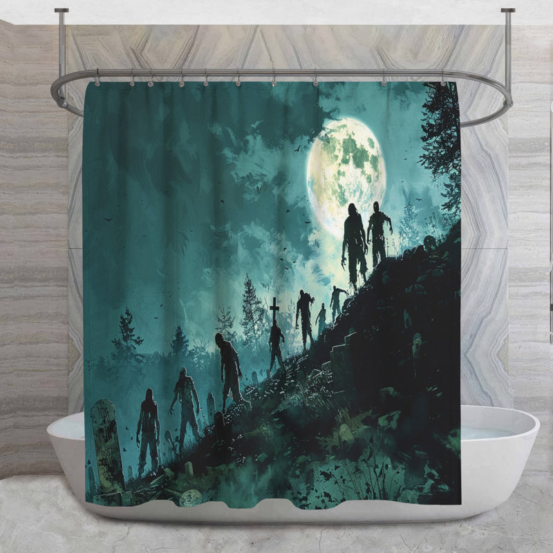 Chali Shower Curtain, 73"H x 70"W