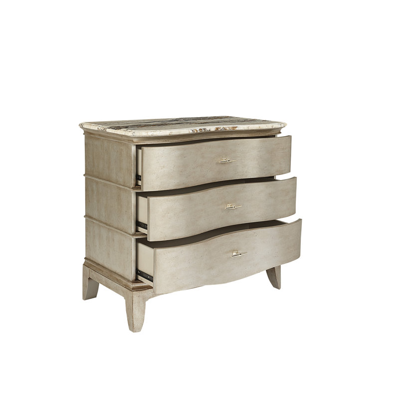 Starlite 37.5'' W 3 - Drawer Dresser