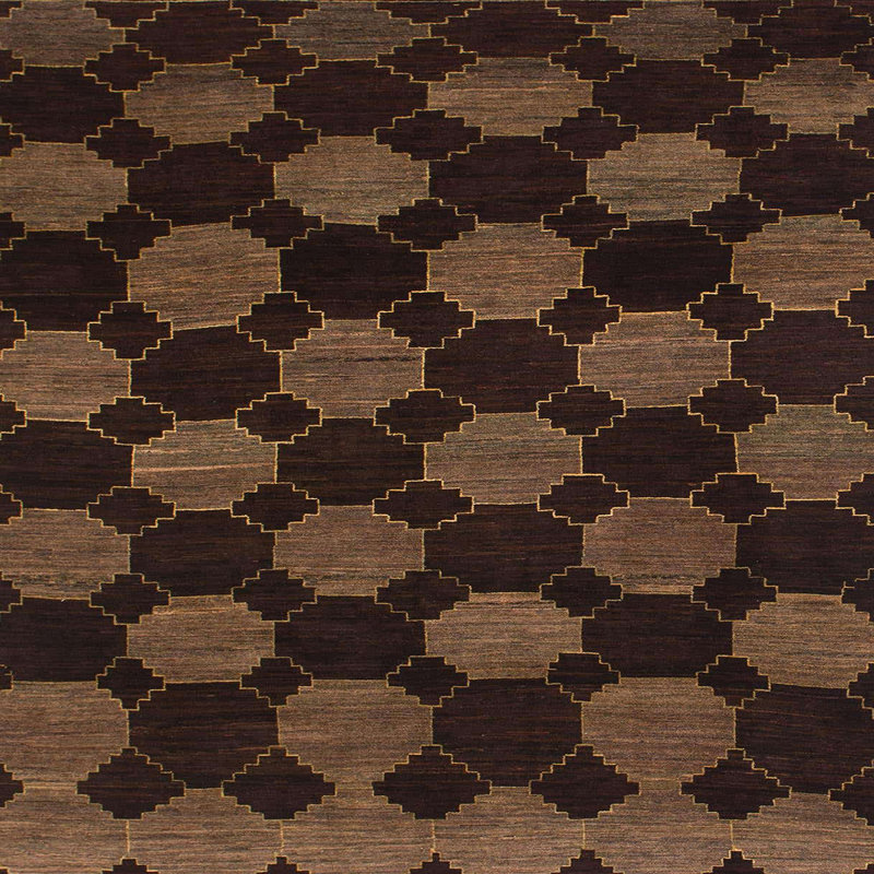 Abstract Indoor Rug, Square 4'