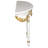 Console en bois massif Louis Louis