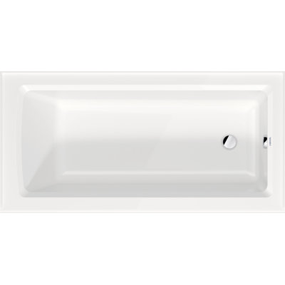 Duravit Architect 60" x 30" Drop In Alcove Soaking Acrylic Bathtub