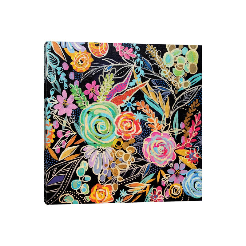 My Happy Place by Stephanie Corfee - Wrapped Canvas Painting, 30.48 cm H x 30.48 cm W