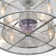 20.4''  3 Abs Fan Blades Dual Shade Modern Ceiling Fan With Remote Control, Noiseless Reversible Ac Motor For Bedroom/Living Room/Study/Patio,Chrome