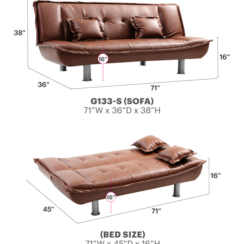 Lit brun au design pratique - Fauteuil inclinable polyvalent G133-s