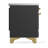 Majestic III Series 40 Inch Induction Range with 6 Induction Elements in Matte Graphite (Brass Trim)-124828857-124828840