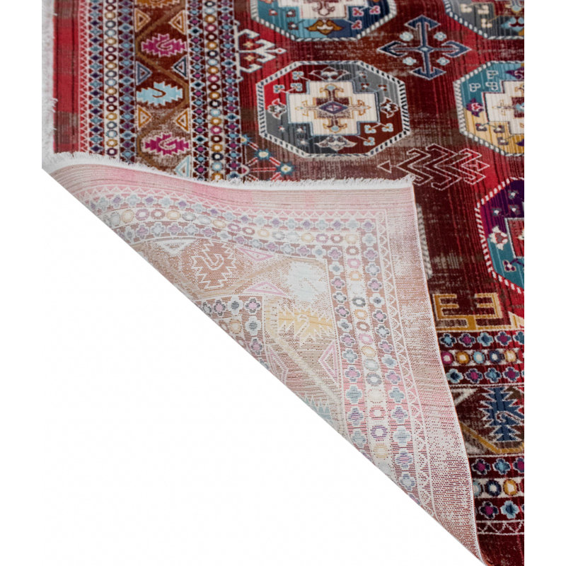 Lucha Geometric Indoor Rug, Rectangle 2' x 3'
