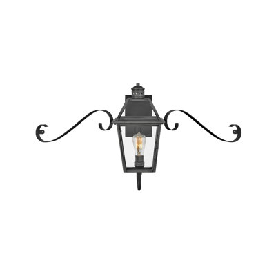 Nouvelle Outdoor Wall Mount Lantern with Scroll