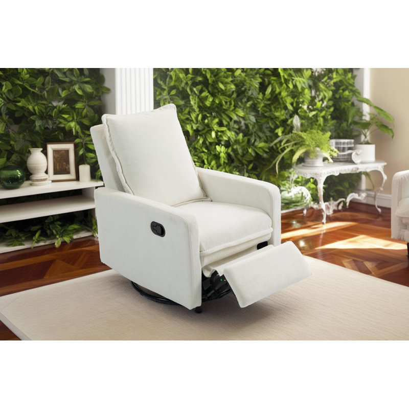 Fauteuil inclinable et pivotant à 360 ° - Inclinaison manuelle par boucle - Revêtement court en velours - Polyvalent dans plusieurs pièces?