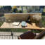 Heartwell Rectangular Metal Outdoor Balcony Table , 110cm cm W 40cm cm D