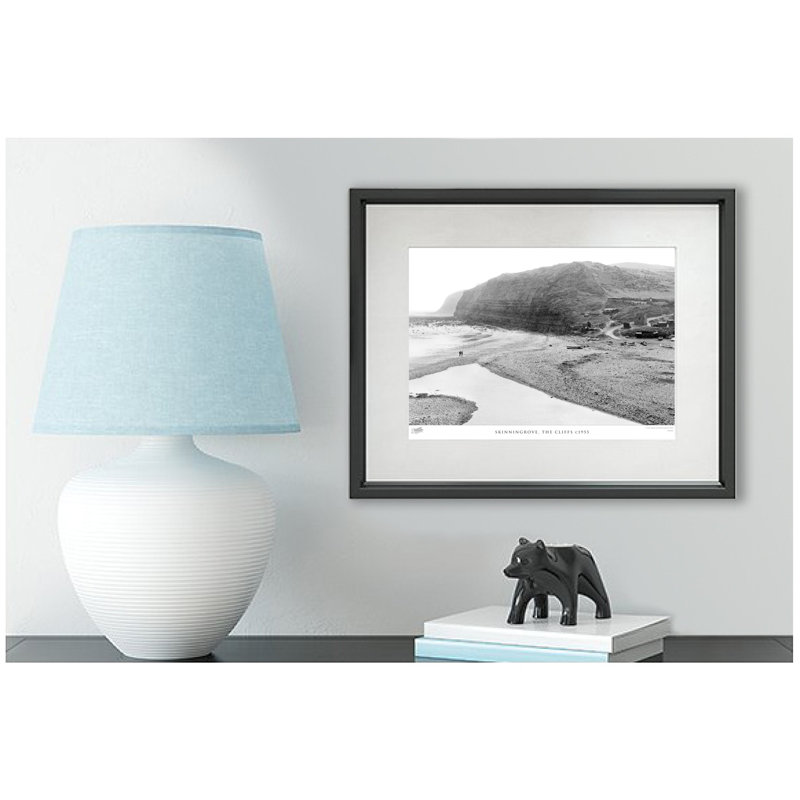 Skinningrove, The Cliffs C1955 - Single Picture Frame Print, 45cm H x 60cm W x 2.3cm D
