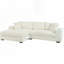 Mirod Large Sectional Sofa with Thick Cushions-834322171