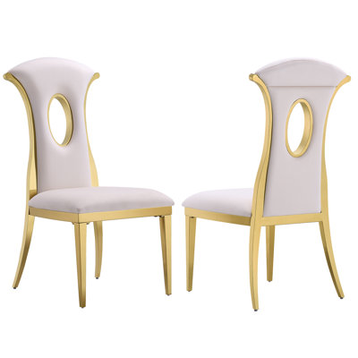 Chaise d'appoint en velours Kiplyn