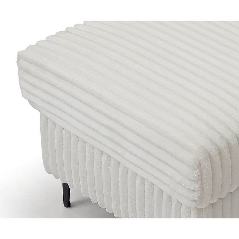 Repose-pieds Houston 3FDAC4E4AA9549ED9906AC87A6C8B8F6, blanc, White