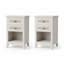 Ensemble de 2 tables de chevet en rotin 17,7 po