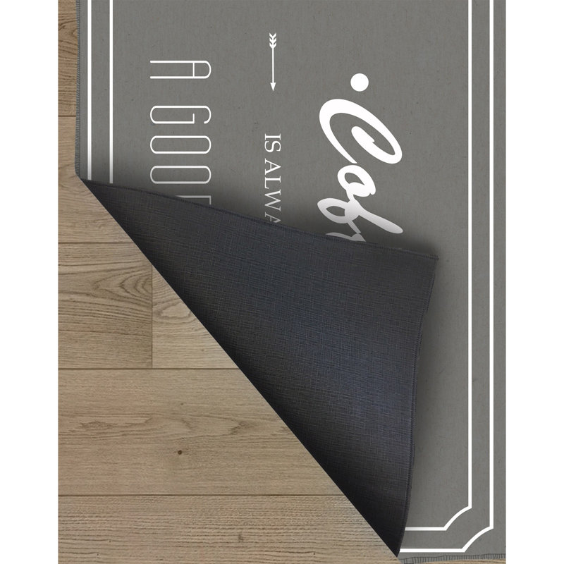 Tapis en jute tissé à la machine en gris / blanc, Rectangle 2 pi 7 po x 4 pi 11 po