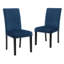 Celeste Wood Dining Chairs (Set Of 6), Blue-1751447997