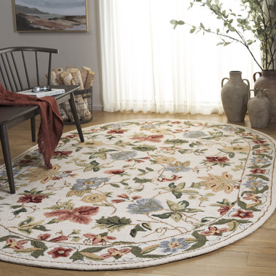 Chelsea Hand Hooked Wool Floral Rug