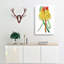 Hot Poker Flower - Wrapped Canvas-55323832