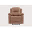 Fauteuil inclinable manuel berçant standard de 35 po de largeur-594094804