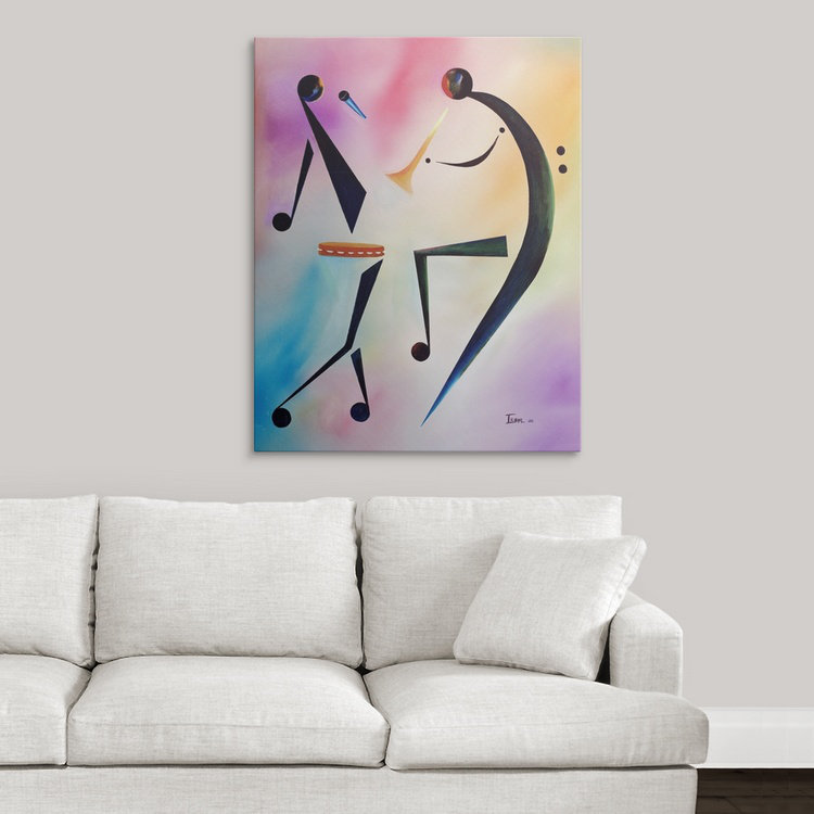 «Tamberine Jam, 2006» par Ikahl Beckford, impression, H 30 po x l 24 po x 1,5 po, Toile
