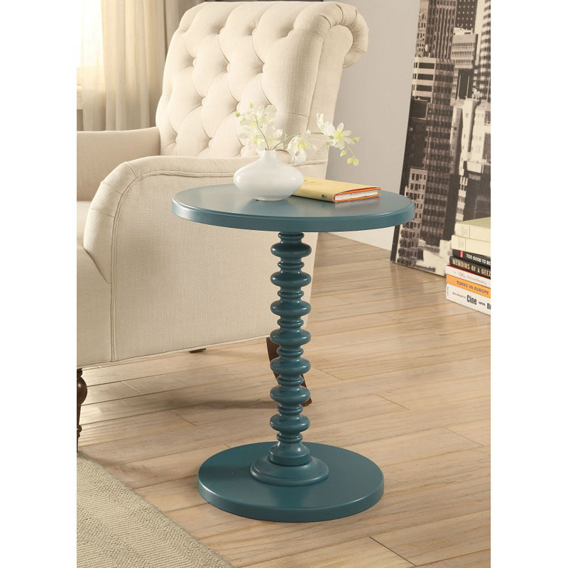 Solid End Table,Cocktail Table,Side Table,Coffee Table,Living Room Table , Teal