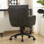 Chaise de bureau pivotante en similicuir Kopko-1829432087