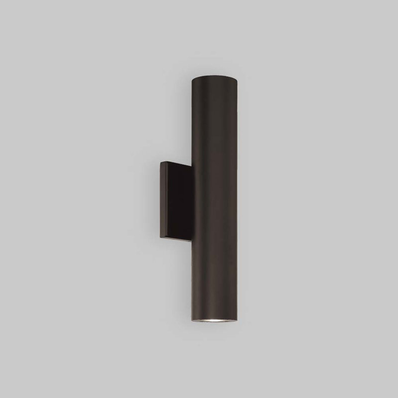 Caliber LED Outdoor Armed Sconce, Bronze