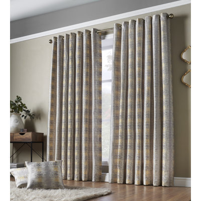 Auberon Eyelet Room Darkening Curtains