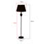 Paragonah 162cm Chrome Traditional Floor Lamp