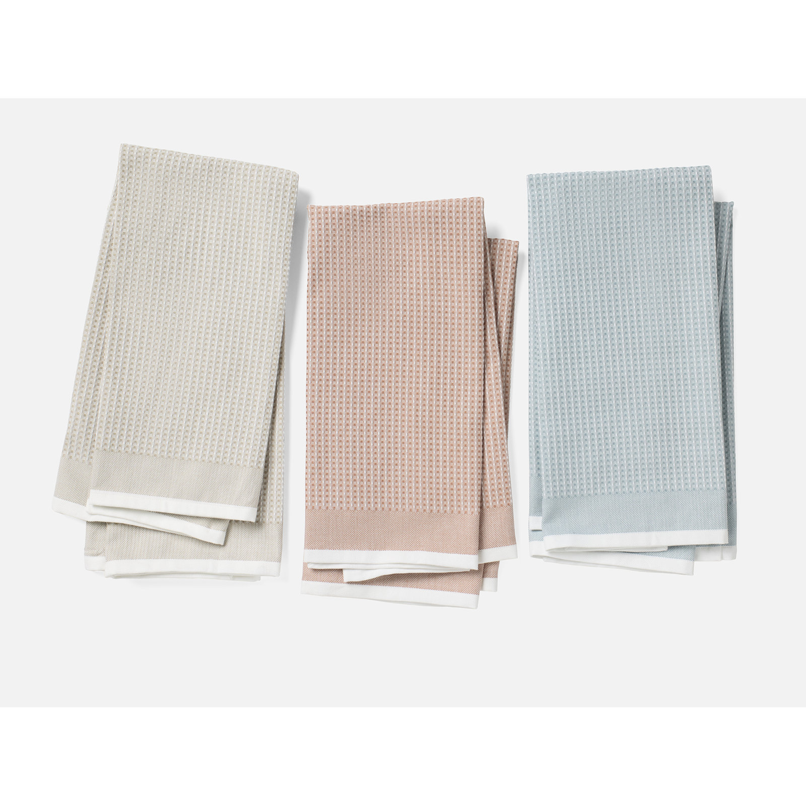 Waffle Tea Towel Kitchen Towel, Reef