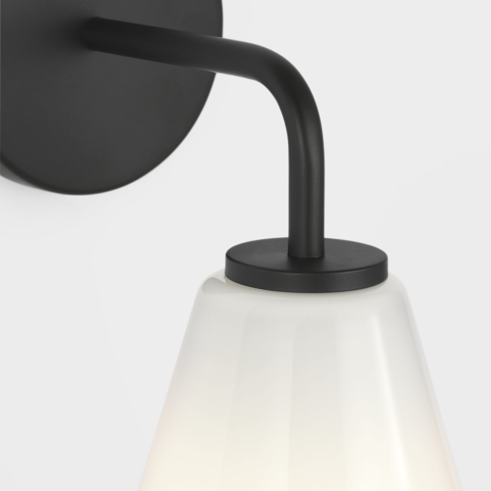 Senda One Light Vanity, 1, Midnight Black, White