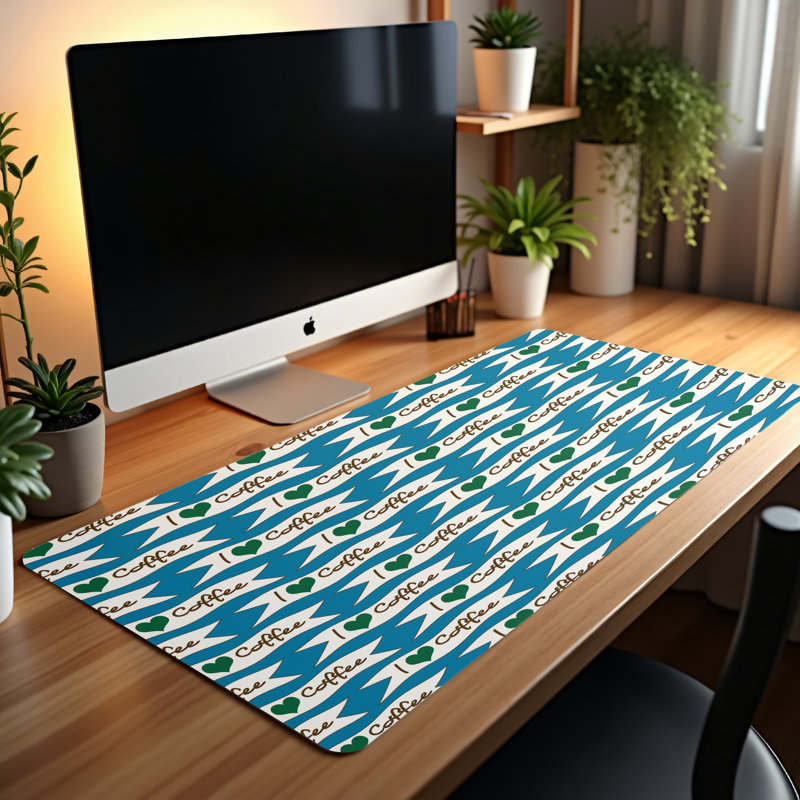 Polyester Desk Pad, 31.5x15.5