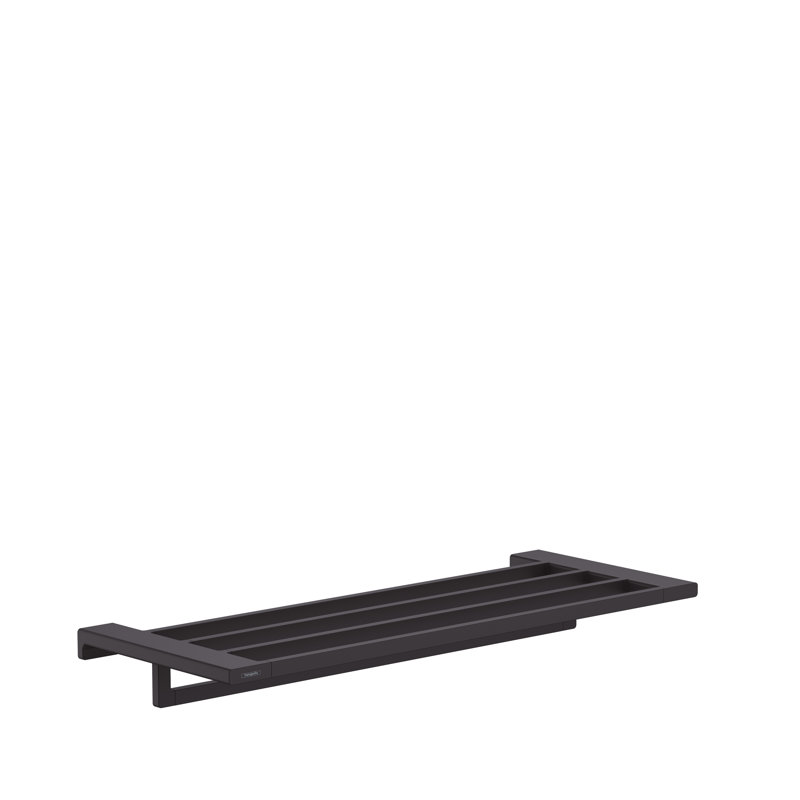 Hansgrohe AddStoris Towel Rack with Towel Holder, Matte Black