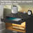 Nightstand With Wireless Charging Station And LED Lights, Bedside Table With 2 Drawers, Open Storage, 1 Pull-Out Tray, End Side Table With Charging Station, LED Night Stand With Storage,(Black)
