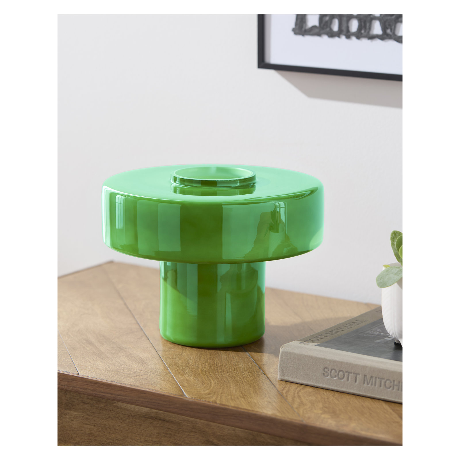 Rainville Table Lamp, Green