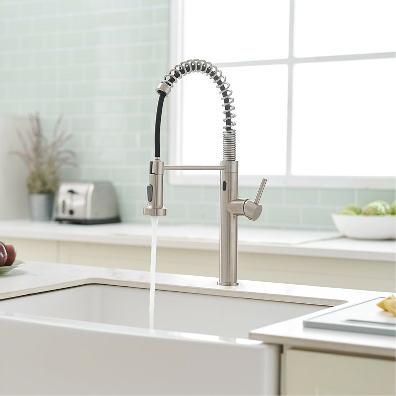 Automatic Smart Faucet For Kitchen Sink, Hands With Pull Out , Motion Sensor Activated, Look