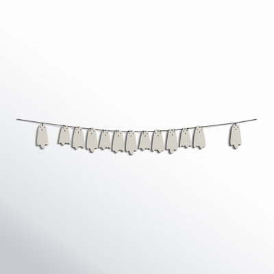 White Figurine Novelty Garland