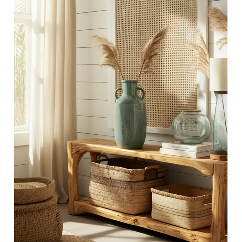 Ambrielle 24'' Handmade Stoneware Table Vase