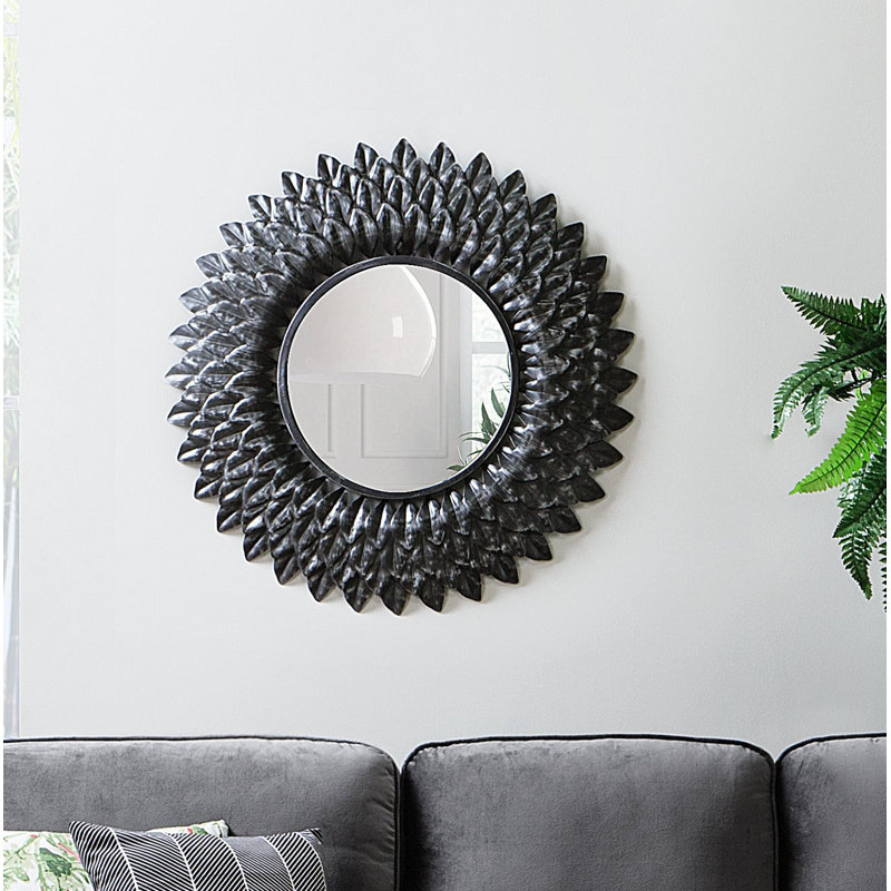 Carlee Metal Flat Wall Mirror