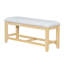 Ensemble de table de salle à manger extensible de 76 pouces Farmhouse-713828349-713828351