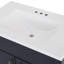 Meuble-lavabo simple 30,5 po avec plateau en marbre de culture-1278837485