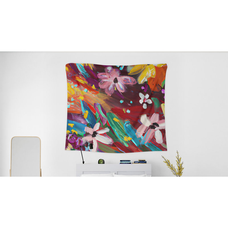Tapisserie murale, H 80 po x l 68 po
