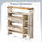 3-Door Barn Door Traie With 1 Shelf 42.7" Width