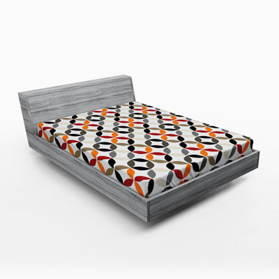 Microfiber Geometric Fitted Sheet