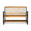 Banc Imperial, banc en bois avec tablette intégrée, finition, hauteur de l'ensemble de 9,25 po aspect classique, bois, poids de 39,07 lb